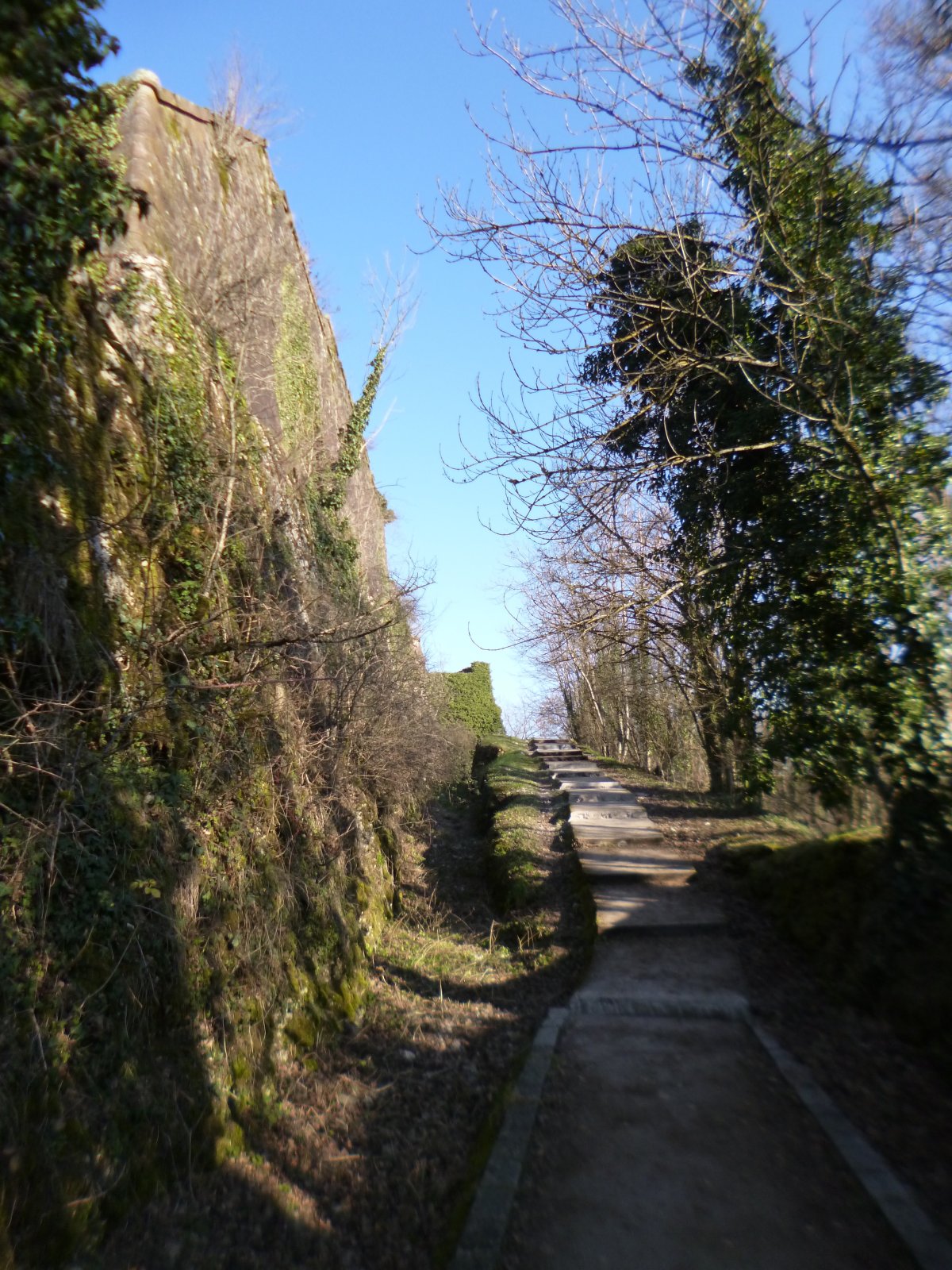 Photo des chemins de la Citadelle de Belfort